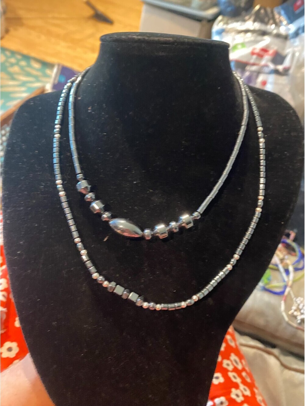 vintage boho statement necklace